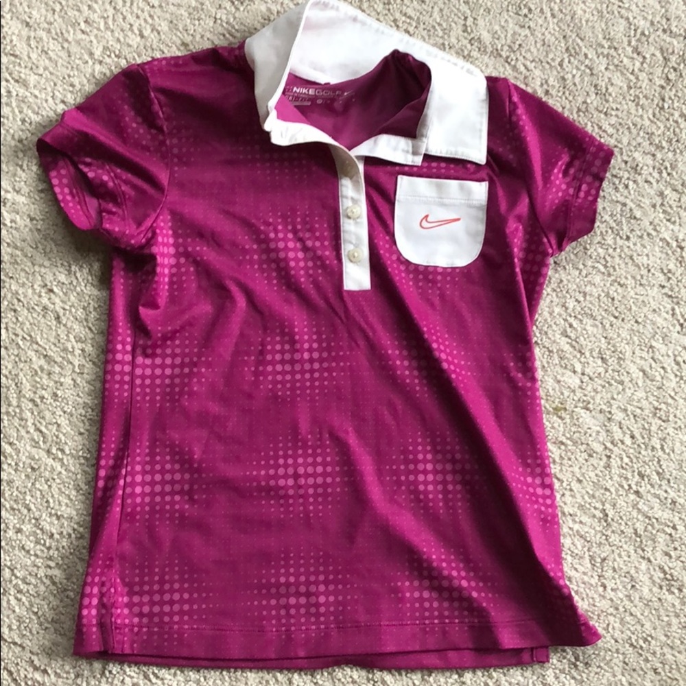 Nike Golf magenta shirt